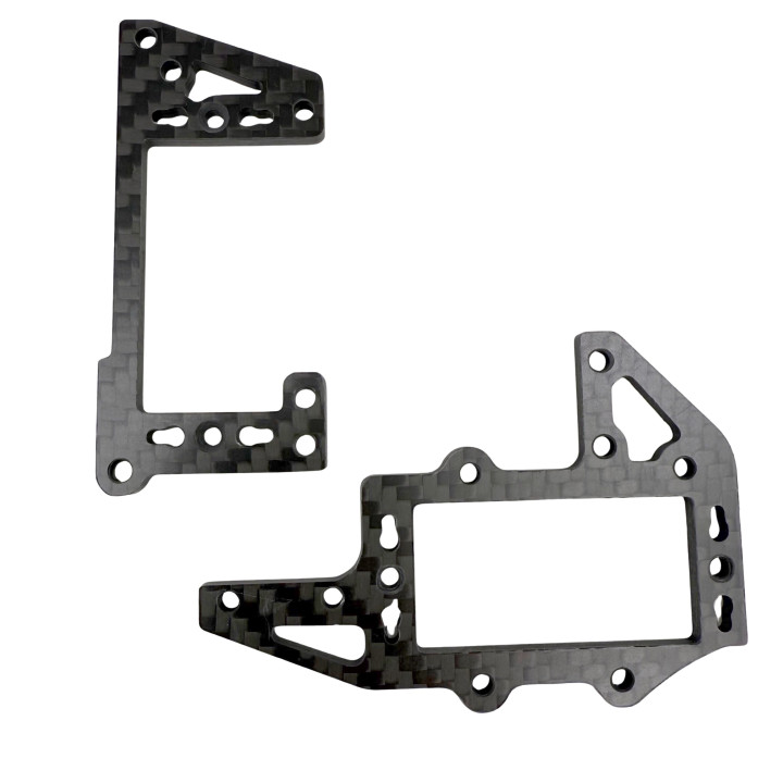 FINO-60 Kit platines radio carbone 3mm RSRC Kyosho MP11 RSRC RSRC