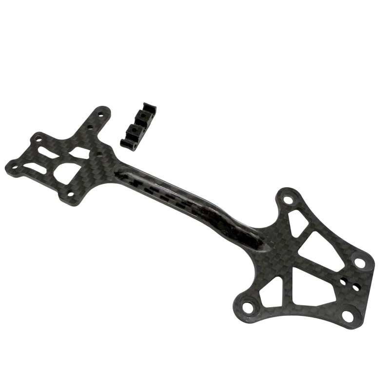Platine Renfort Châssis Arrière En Carbone 2mm Pour Kyosho MP11 - échelle 1/8, Neuve, Référence KY31
