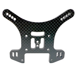 CAV.3040 Support d'amortisseurs arrière MP11 carbone 4mm Carbon Cavalieri RC Carbon Cavalieri RSRC