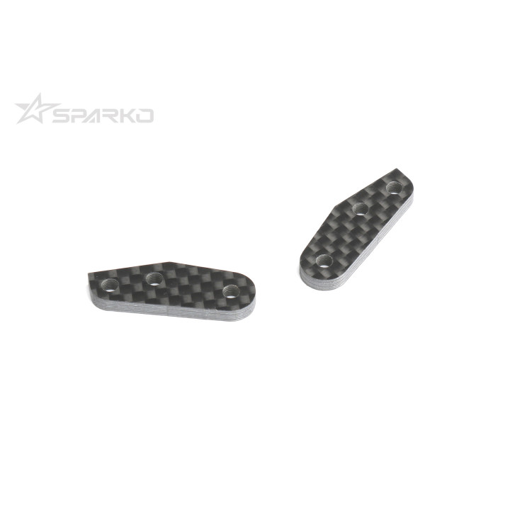 F83018 Sparko F8T Carbon Fiber Steering Knuckle Plate  3.0mm (2) Sparko RSRC