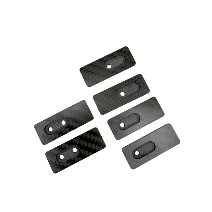 FINO-63 Cales de support d'aileron carbone MP11 2.5mm RSRC RSRC RSRC