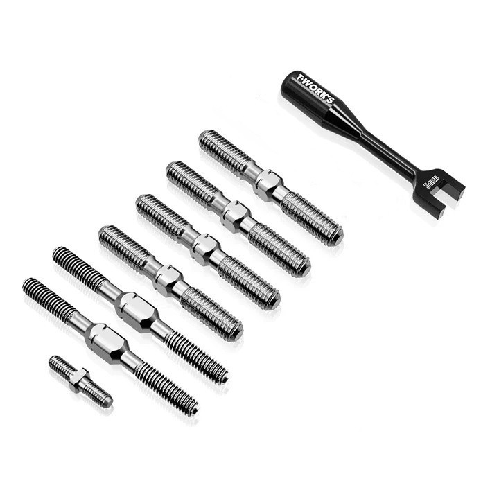 TB-MP11 Tworkz titanium turnbuckles for Kyosho MP11 Tworks RSRC