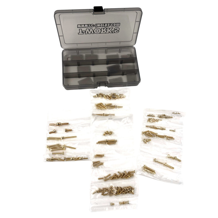 GSS-MP10 Tworks gold plated steel screws set for MP10/MP9 Tworks RSRC