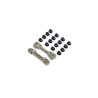TLR244049 Adjustable Front Hinge Pin Brace w/Inserts: 8X TLR244049 Team Losi Racing RSRC