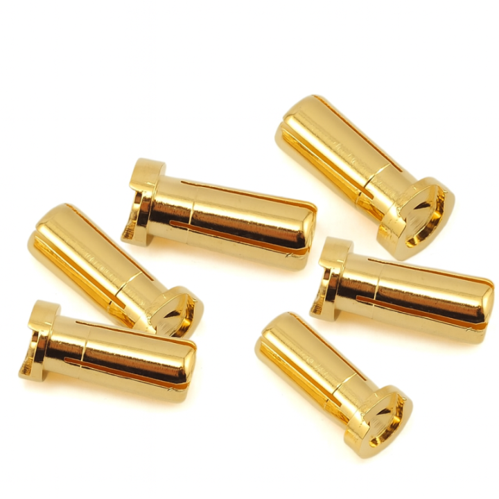 XTR-0226 XTR BULLET (BANANA) 5MM 90º LOW RESISTANCE (6) XTR RSRC