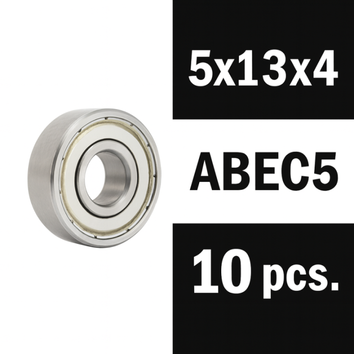 XTR-0345 5x13x4ZZ XTR ball bearings "Zero Friction" (10) ABEC5 XTR RSRC