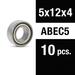 XTR-0359 5x12x4ZZ XTR ball bearings "Zero Friction" (10) ABEC5 XTR RSRC