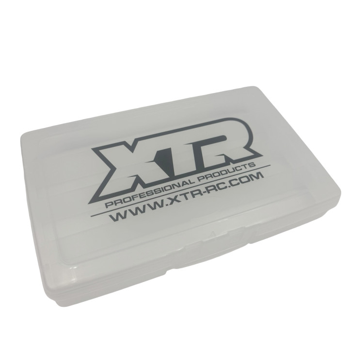 XTR-0389 XTR Large Plastic Storage Box 245x165x40mm 4 Compartments XTR RSRC