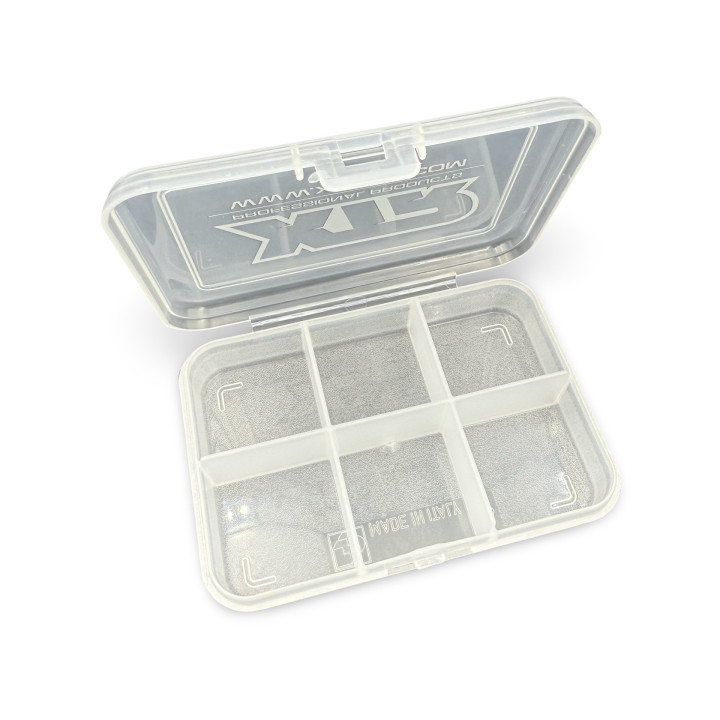 XTR-0403 XTR Mini Plastic Storage Box 91x66x21mm 6 Compartments XTR RSRC