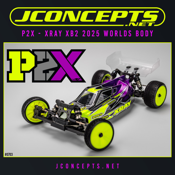0703 Carrosserie P2X XRAY XB2 2025 Worlds Jconcepts Jconcepts RSRC