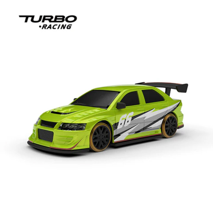 TB-C66 Micro voiture 1/76 C66 Drift verte Turbo Racing RSRC