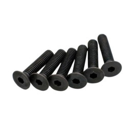 1-S34018H Flax-head hex screws 3x18mm (6) Kyosho RSRC