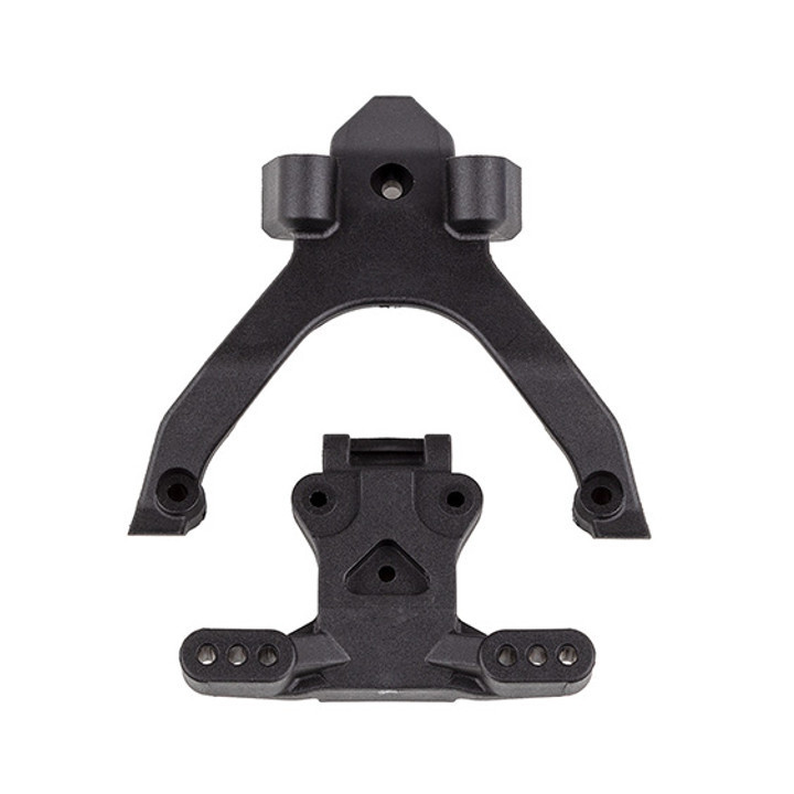 AS92404 RC10B7 FT Top Plate & Ballstud Mount Carbon Team Associated Team Associated RSRC