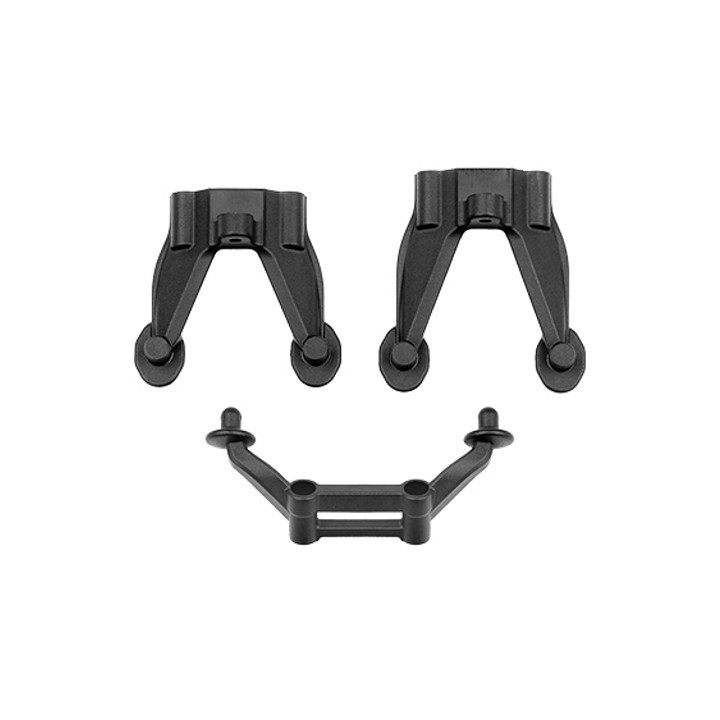 AS71206 Supports de carrosserie avant/arrière RC10T7 Team Associated RSRC