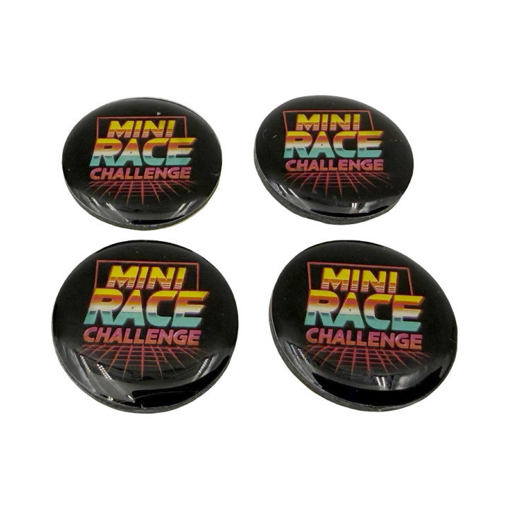 MRC-0017 4 tags additionnels 22mm pour système de comptage Mini-Z Mini Race Challenge RSRC