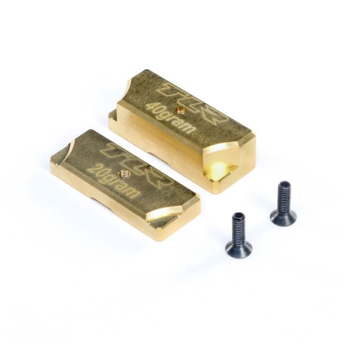 TLR341010 Brass Ballast: 8X TLR341010 Team Losi Racing RSRC