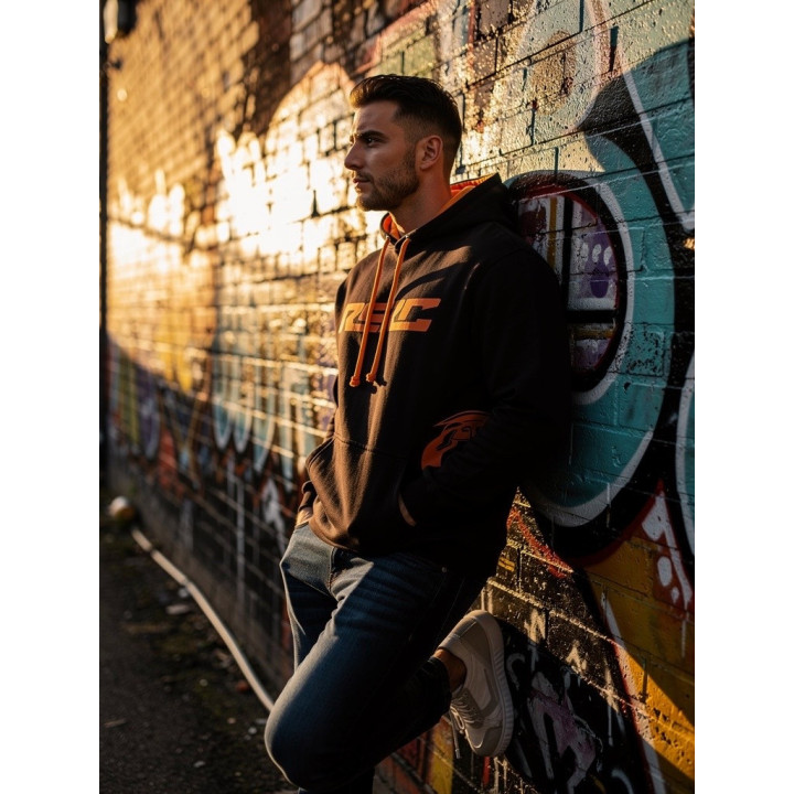 RSRC-20 RSRC black & orange Hoodie "THE SHARK" RSRC RSRC