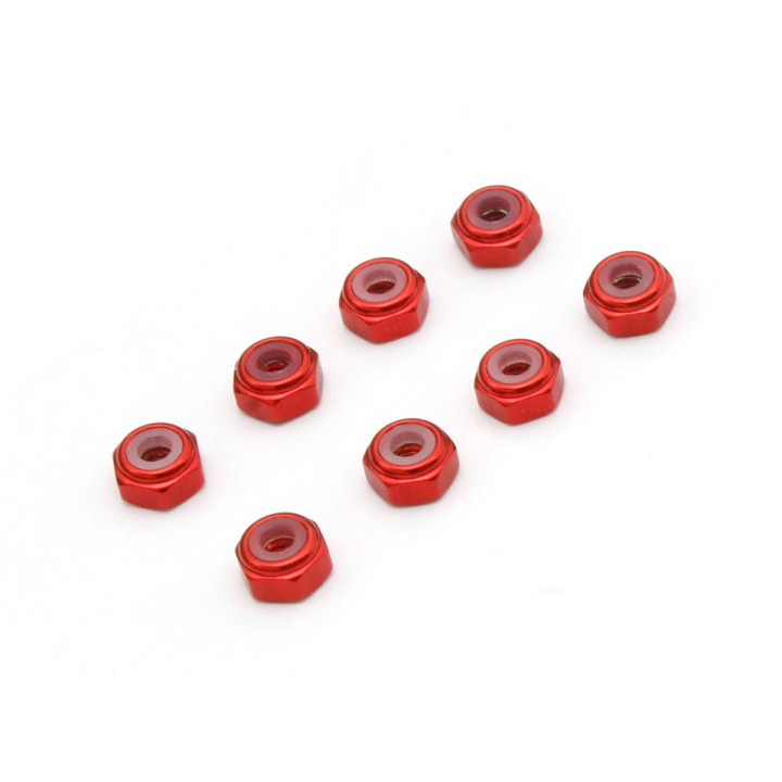 MZW128R M2 Red Aluminum Wheel Nuts (8) Kyosho Mini-Z Nylon Kyosho RSRC