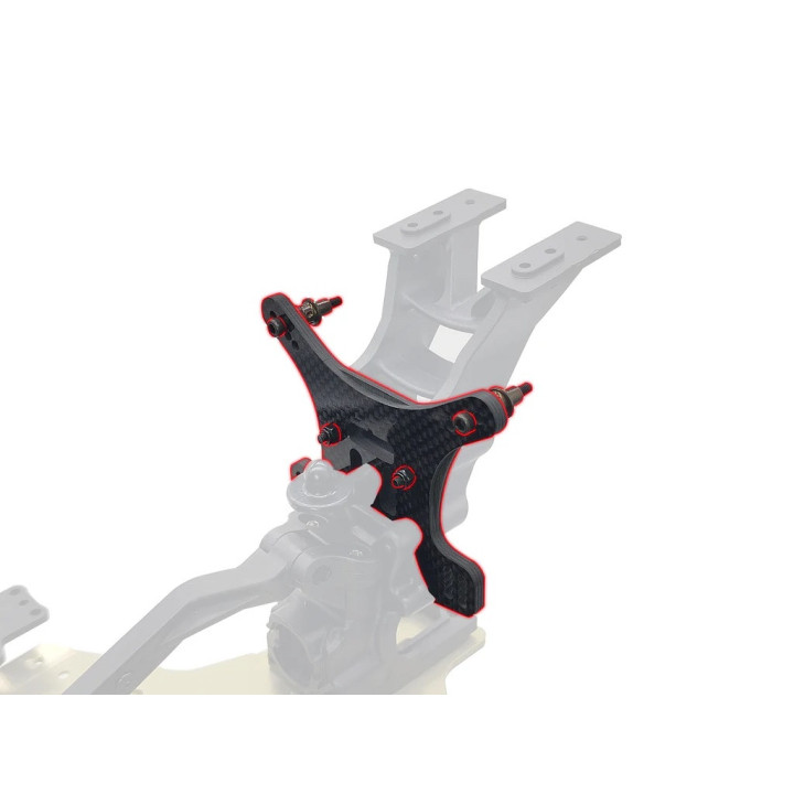 KLN-RC-KYS-MP114 MP11 Rear Shock tower 4mm Carbon Fiber Klinik RC Klinik RC RSRC