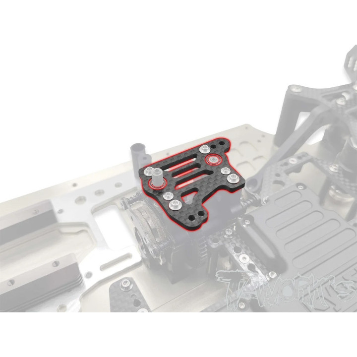 TO-267-MP11 Platine de différentiel central MP11 carbone Tworkz Klinik RC RSRC