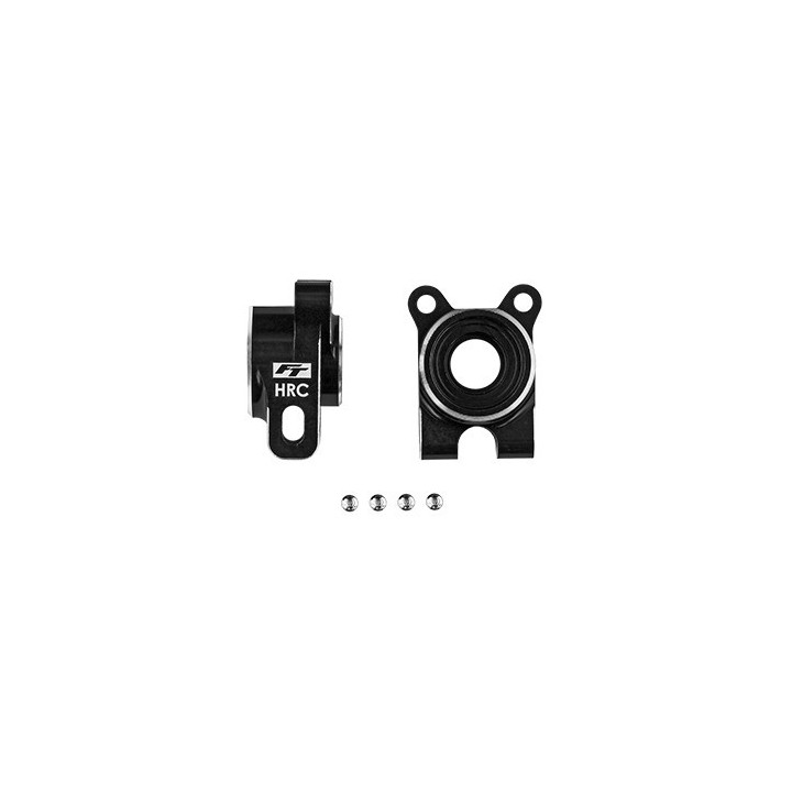 AS92565 RC10B7 HRC black aluminium Rear Hub Set -4mm Offset Team Associated Team Associated RSRC