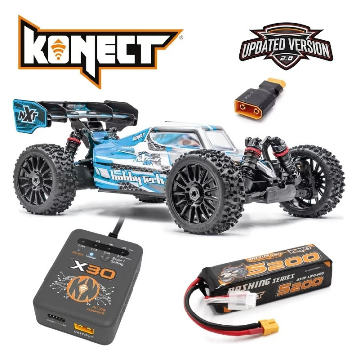1.NXT.RR-2.0-BL-PK Hobbytech Spirit blue NXT EVO 2.0 RR brushless pack Hobbytech RSRC