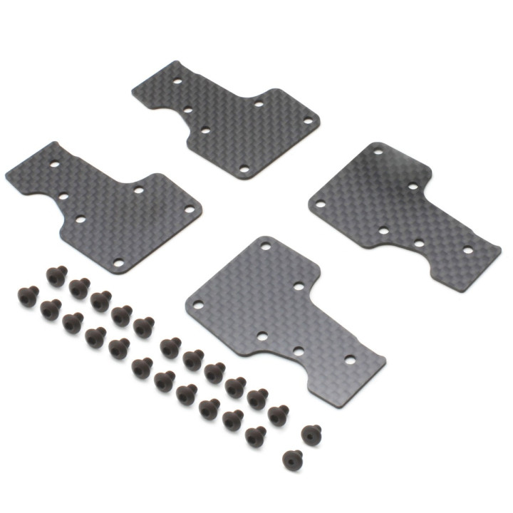 IFW706 Carbon fiber rear stiffeners Kyosho Inferno MP11 (4) Kyosho RSRC