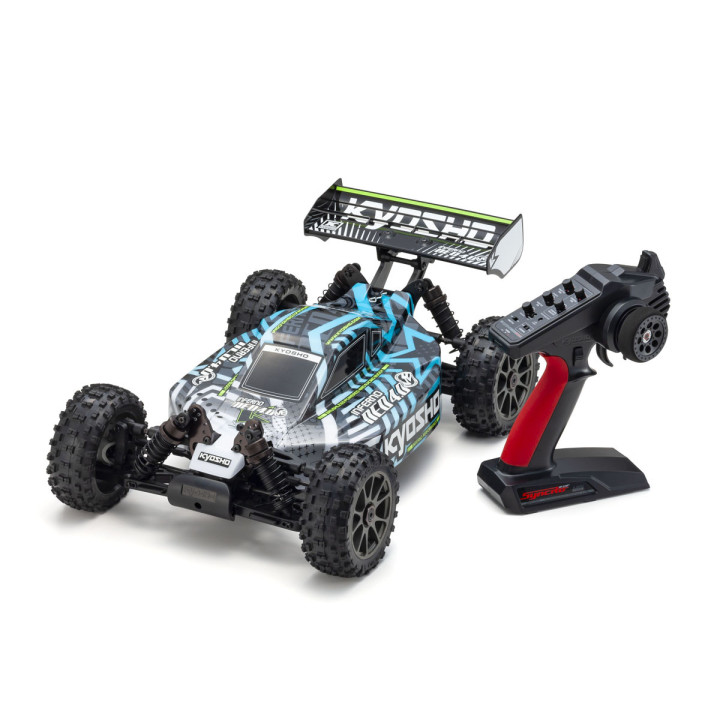 34118T2B Kyosho Inferno Neo VE 4.0 bleu|blanc 1/8 électrique Kyosho RSRC