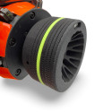 DAS Speed yellow radio steering wheel