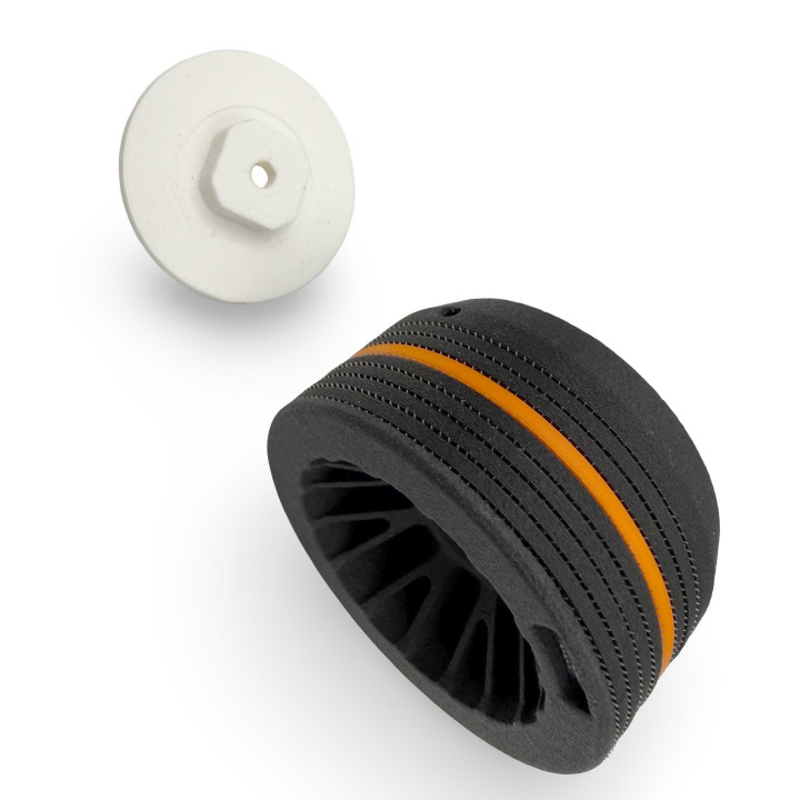 DAS-0002 DAS Speed orange radio steering wheel DAS Speed RSRC