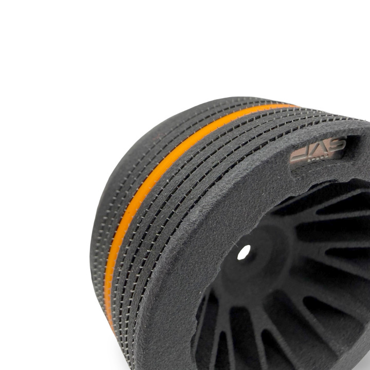 DAS-0002 DAS Speed orange radio steering wheel DAS Speed RSRC