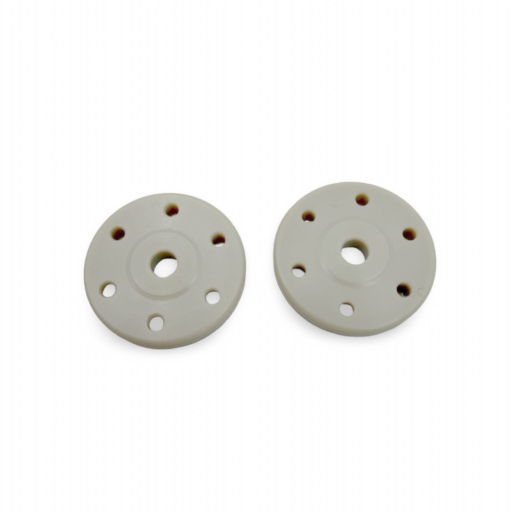 TRC000219 TRC shock pistons 6x1,3 flat (15.85mm/shaft 2.6mm/H. 2.7mm) (2) TRC Throttlefinger Racing Concept RSRC
