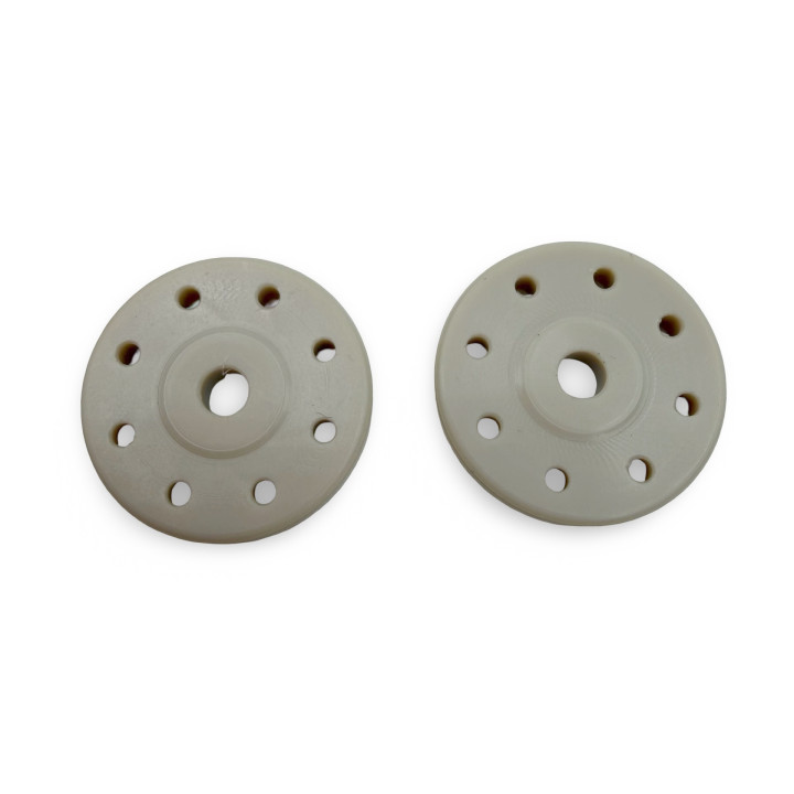 TRC000224 TRC shock pistons 8x1,2 flat (15.85mm/shaft 2.6mm/H. 2.7mm) (2) TRC Throttlefinger Racing Concept RSRC