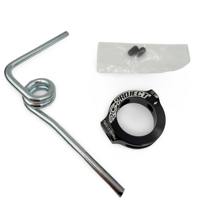 RCPJ-A010-BK Support d'échappement noir « The Ring » RC Project RC-PROJECT RSRC