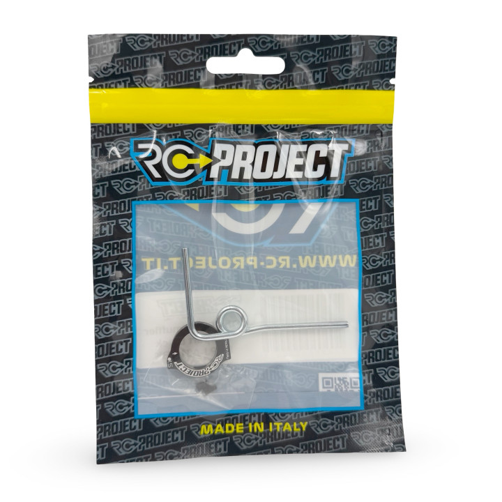 RCPJ-A010-BK Support d'échappement noir « The Ring » RC Project RC-PROJECT RSRC