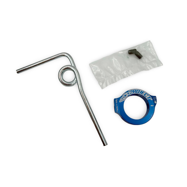 RCPJ-A010-BU Support d'échappement bleu « The Ring » RC Project RC-PROJECT RSRC