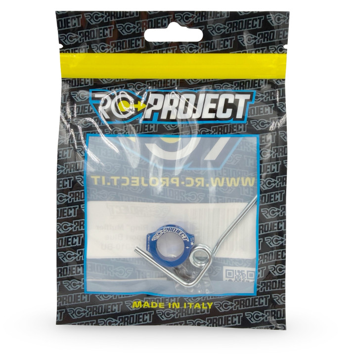 RCPJ-A010-BU Support d'échappement bleu « The Ring » RC Project RC-PROJECT RSRC