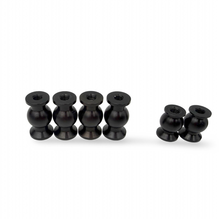 RCPJ-KYMP10-100 Kit de boules "inversées" Ergal 7075-T6 pour Kyosho MP11, MP10, MP9 RC-PROJECT RSRC