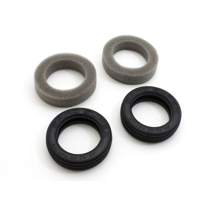 SCT001SC FRONT TYRES (2) SCORPION 2014 - SOFT Kyosho RSRC