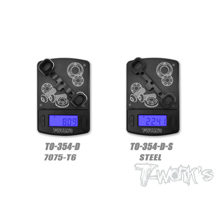 TO-354-D-S A steel suspension block +14g MP11 Tworkz Tworks RSRC