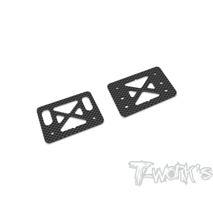 TO-354-N Rear Wing Stay Reinforcement And Heightening Plate MP11 Tworkz Tworks RSRC