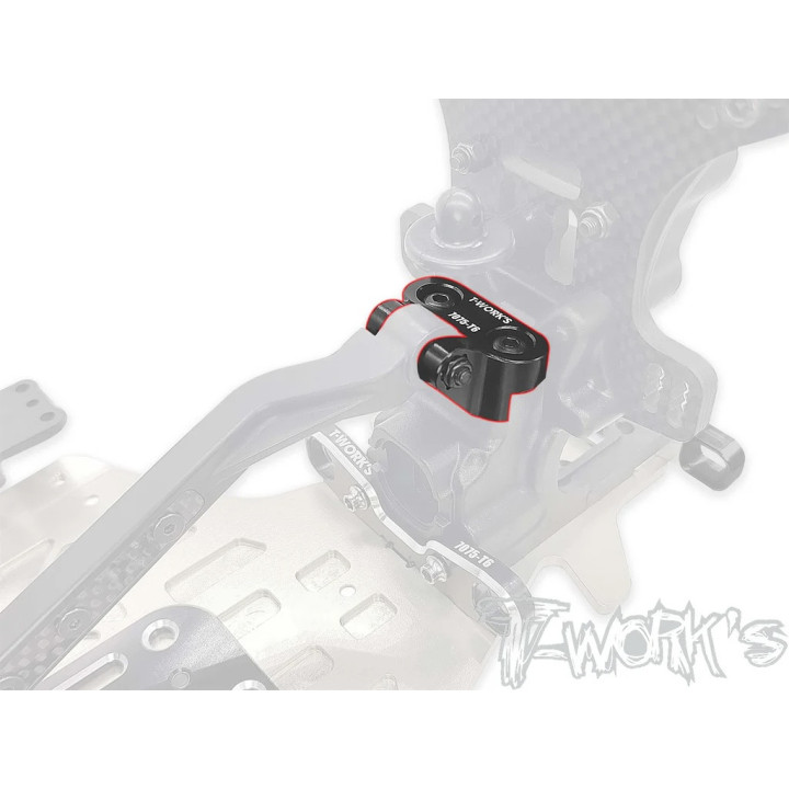 TO-281-MP11 Aluminum Rear chassis brace mount MP11 Tworkz Tworks RSRC