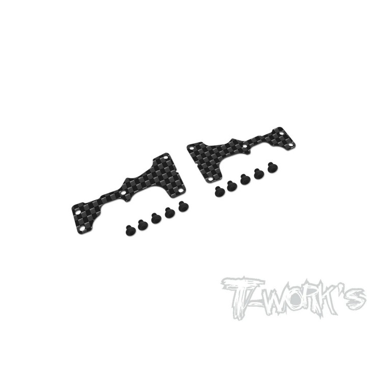 TO-246-MP11-FU1 Plaques de triangles avant supérieur carbone 1mm MP11 Tworkz (2) Tworks RSRC