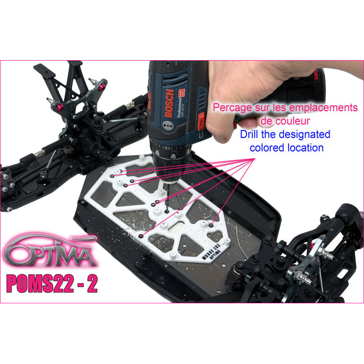 POMS22 2x2S mid-size conversion kit Mugen MBX8R-ECO Optima Optima RSRC