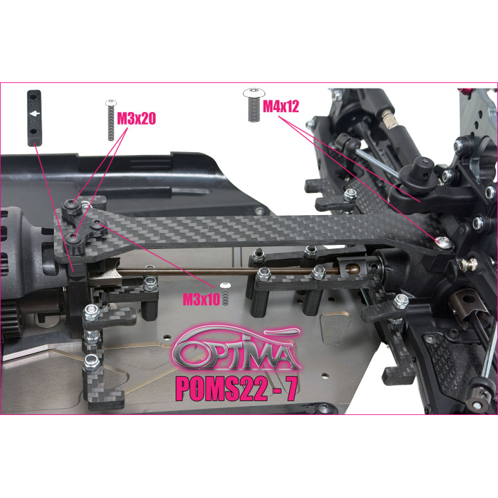 POMS22 2x2S mid-size conversion kit Mugen MBX8R-ECO Optima Optima RSRC