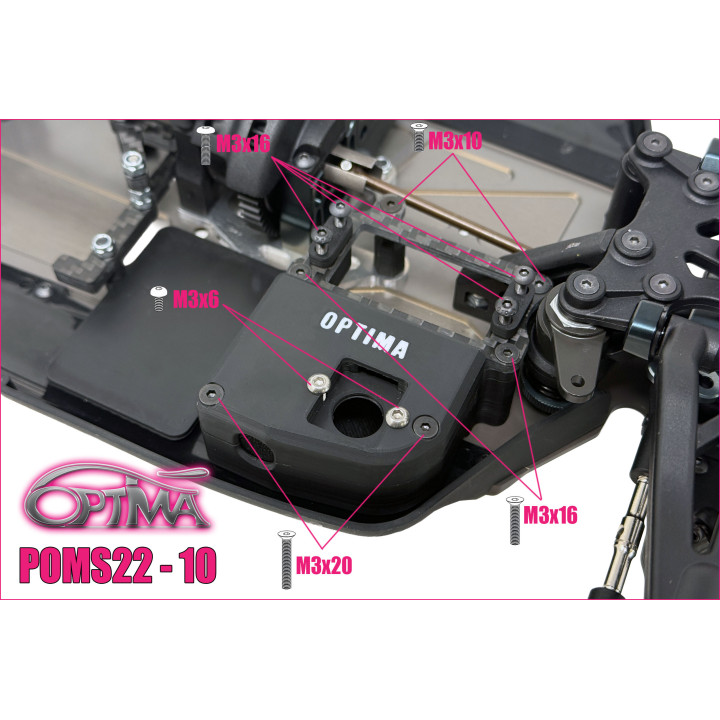 POMS22 2x2S mid-size conversion kit Mugen MBX8R-ECO Optima Optima RSRC