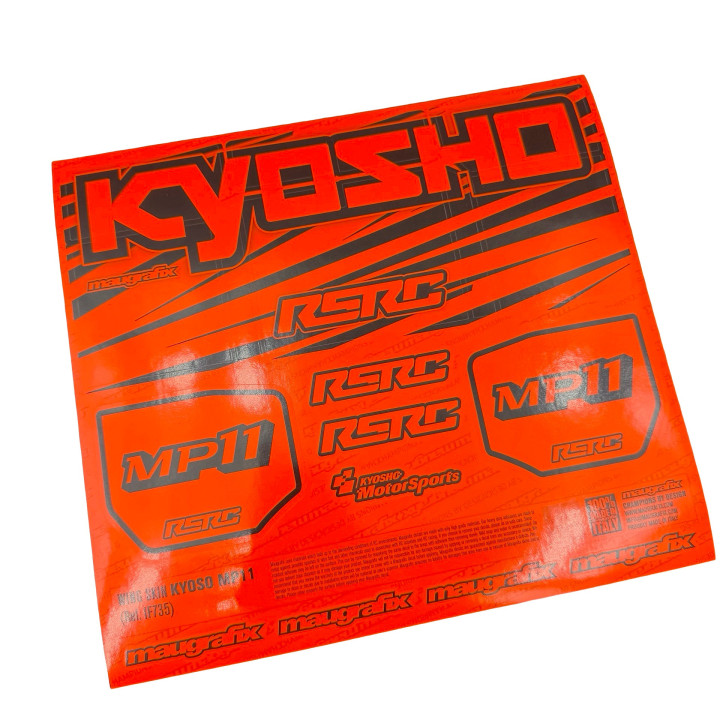 MFX-005 MP11 neon orange wing stickers Maugrafix Maugrafix RSRC