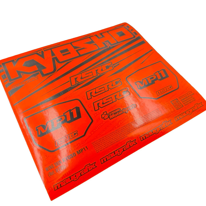 MFX-005 MP11 neon orange wing stickers Maugrafix Maugrafix RSRC