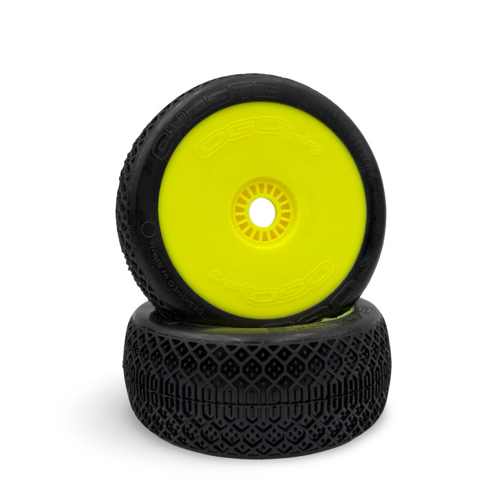 OGO Racing Cheste Tires with Inserts and Wheels for 1/8 Buggy