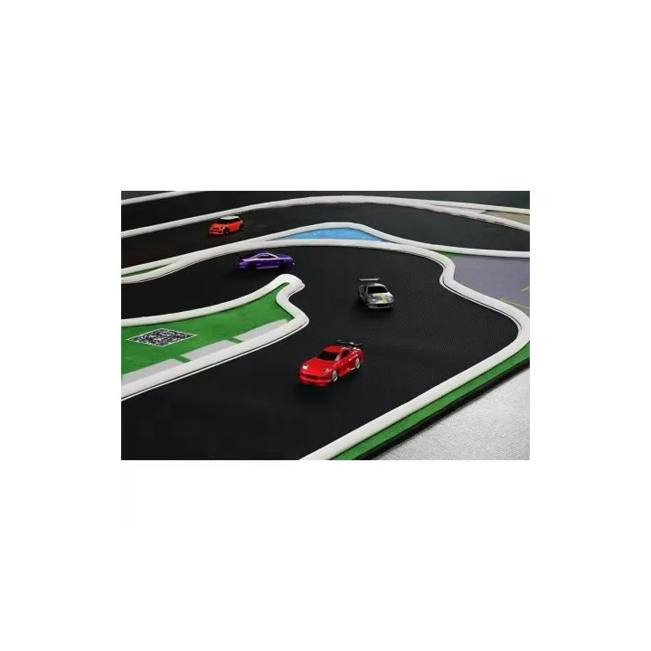 Barrières PU autocollantes de 13m pour piste Turbo Racing 1/76 TB-760140